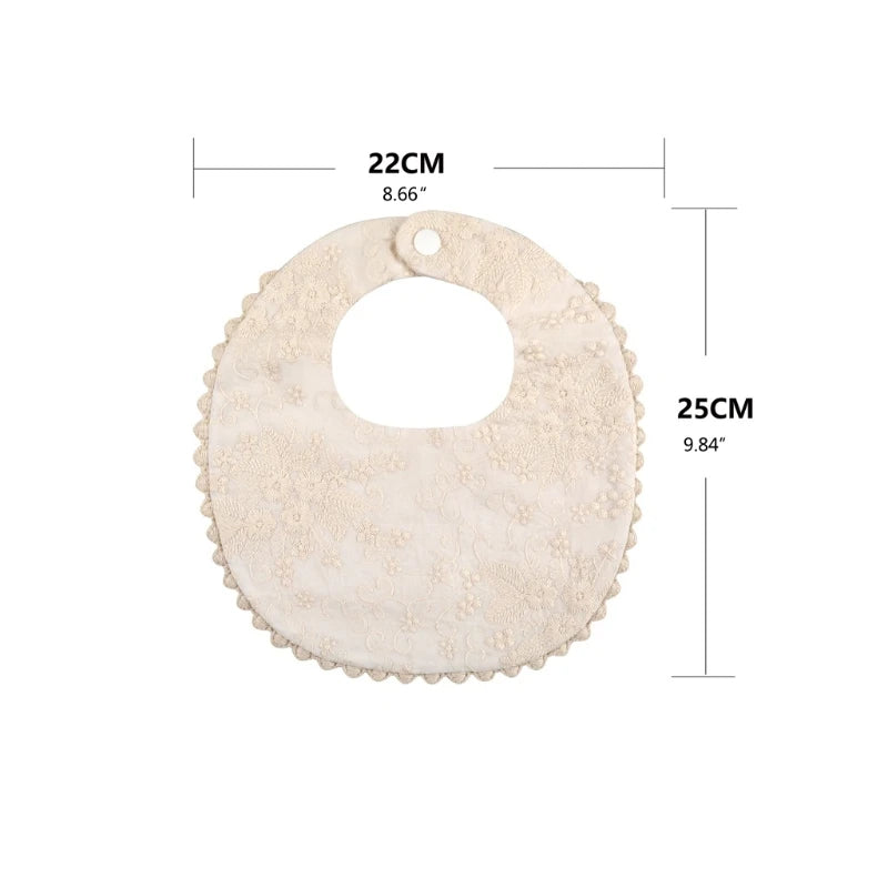 Cotton Gause Baby Bibs Solid Color Absorbent Baby Tassel Bib Newborn Burp Cloths Bandana Scarf for Kids Baby Girls Feeding Item