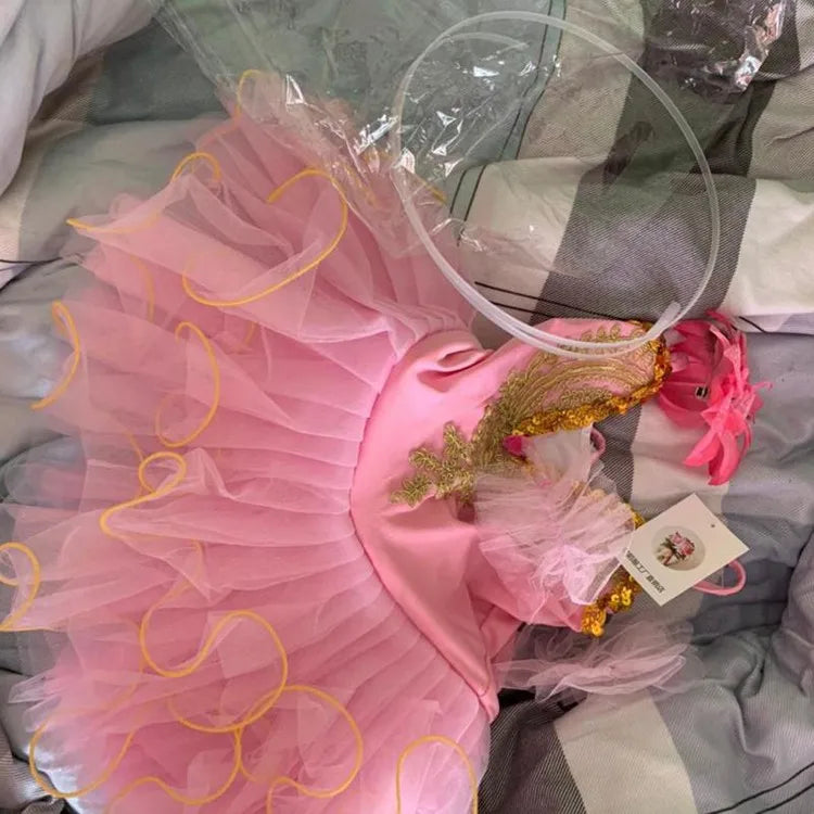 Professional Ballerina Ballet Tutu For Child Girls Adulto Dance Clothing Kids Pancake Tutu Ballet Costumes Leotards Ballet Dress