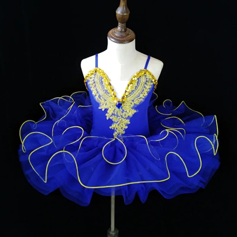 Professional Ballerina Ballet Tutu For Child Girls Adulto Dance Clothing Kids Pancake Tutu Ballet Costumes Leotards Ballet Dress