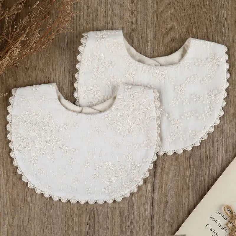 Cotton Gause Baby Bibs Solid Color Absorbent Baby Tassel Bib Newborn Burp Cloths Bandana Scarf for Kids Baby Girls Feeding Item