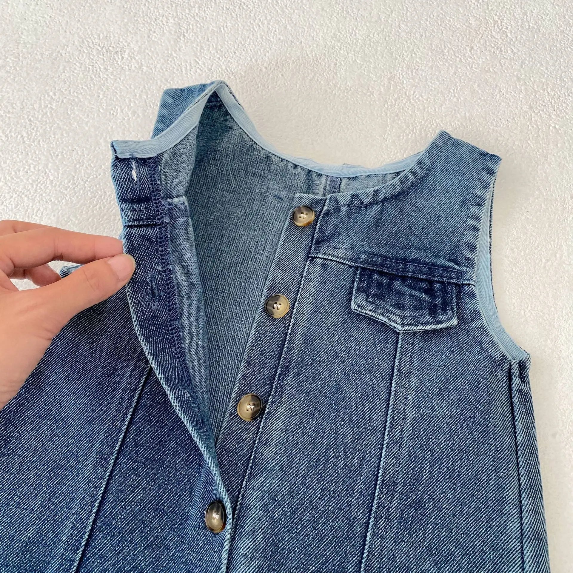MILANCLE Baby Clothes Toddler Boys Denim Overalls Infant Girls Jumpsuits Fashion Playsuit