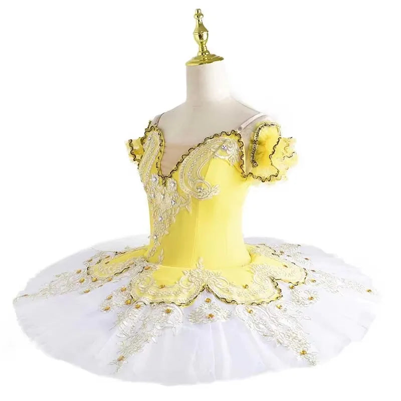 Professional Ballet Tutu Girls Blue Pink Platter Pancake Tutu Ballerina Party Dress Adult Women Child Kids Ballet Dance Costume