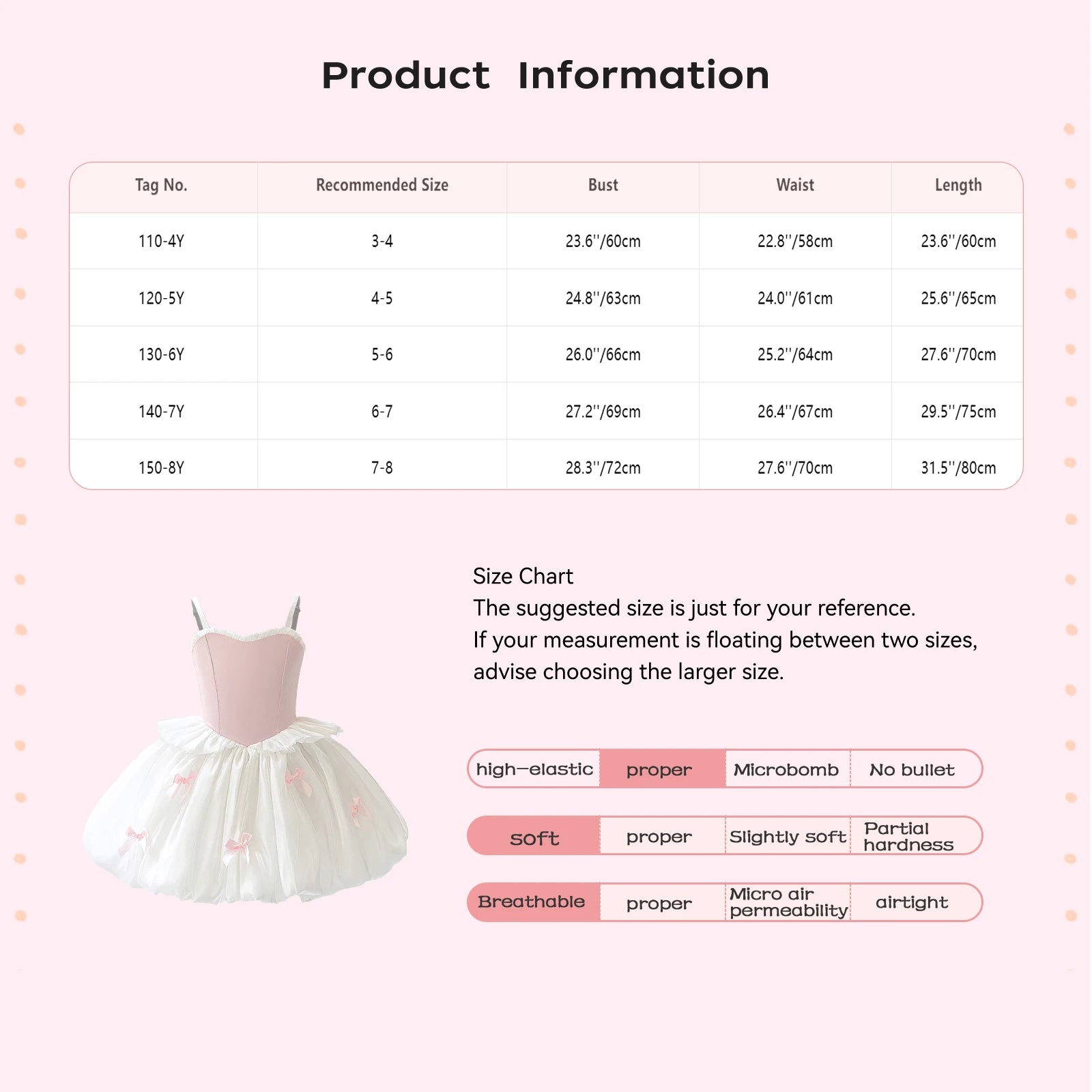 Toddler Kids Girls Ballet Tutu Lyrical Dance Dress Ballerina Performance Costume Adjustable Straps Bowknot Ruffles Bubble Dress