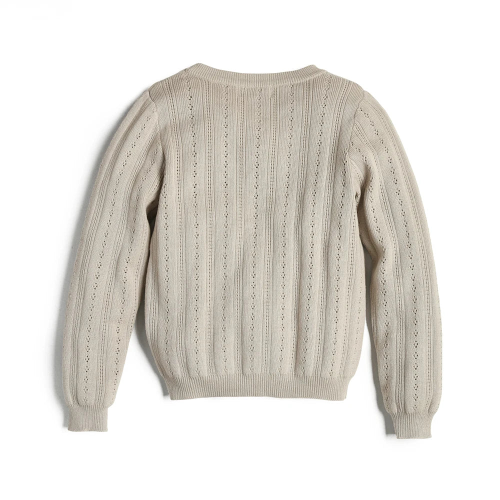 Knitted Cardigan for Kid Sweater Spring Autumn Children Clothes Unisex Boys Girls Single-Breasted Knit Sweaters Knitting Clothes