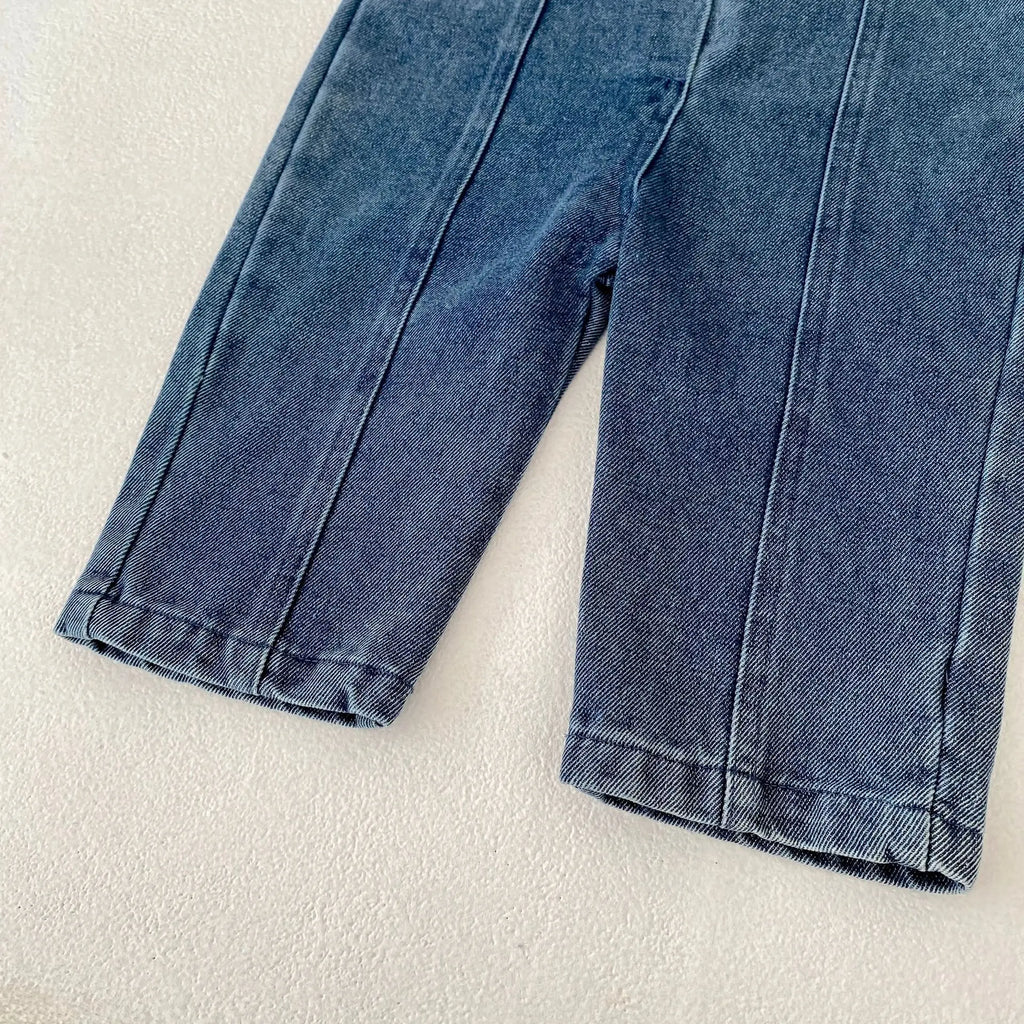 MILANCLE Baby Clothes Toddler Boys Denim Overalls Infant Girls Jumpsuits Fashion Playsuit