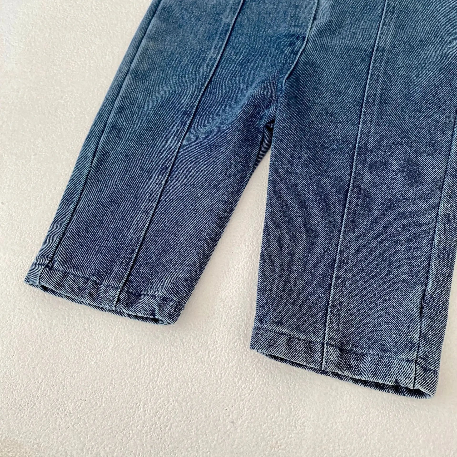 MILANCLE Baby Clothes Toddler Boys Denim Overalls Infant Girls Jumpsuits Fashion Playsuit