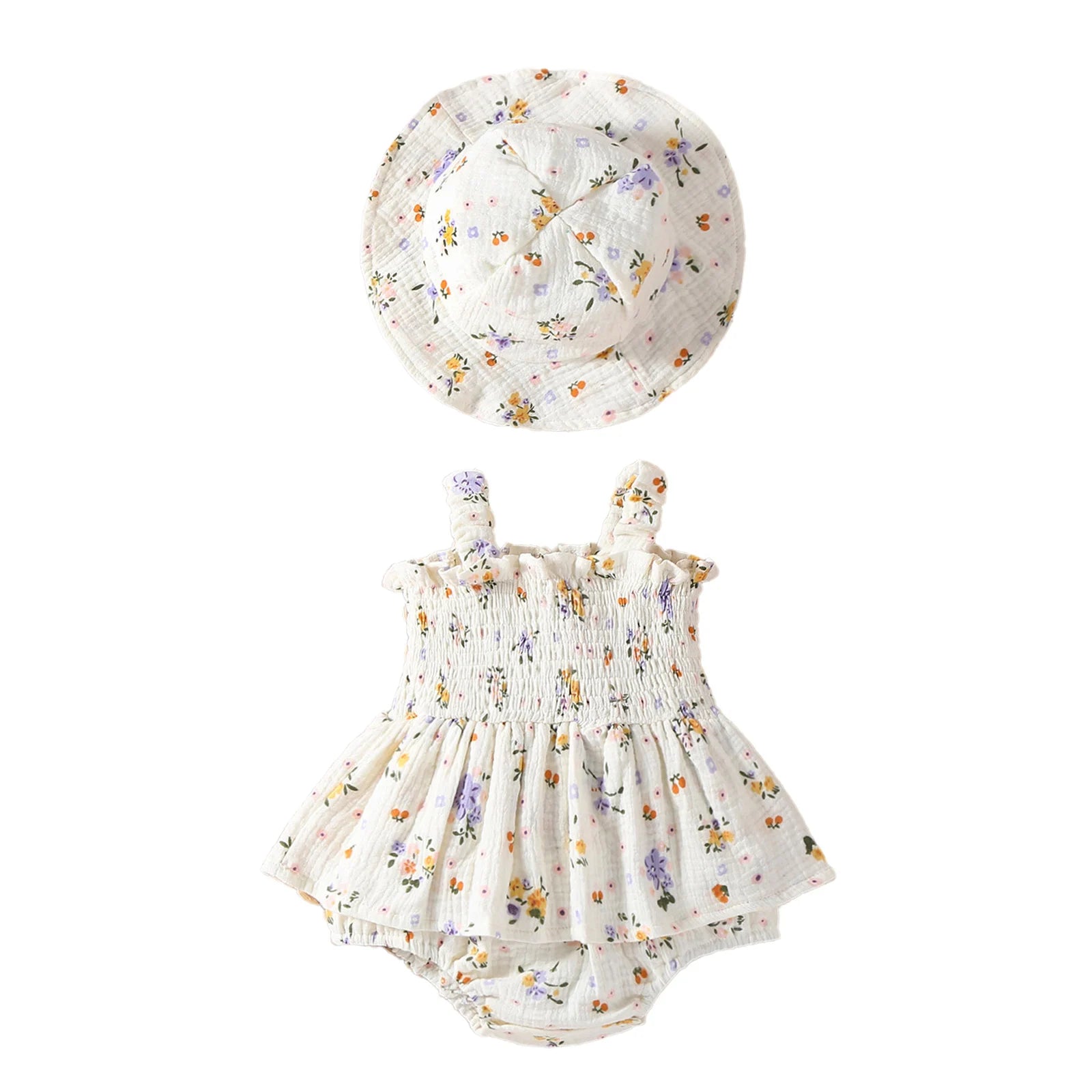 Little Girls Vacation Boho Romper Summer Casual Ruffles Flower Bodysuit Daily Beach Holiday Birthday Party Photography Costume