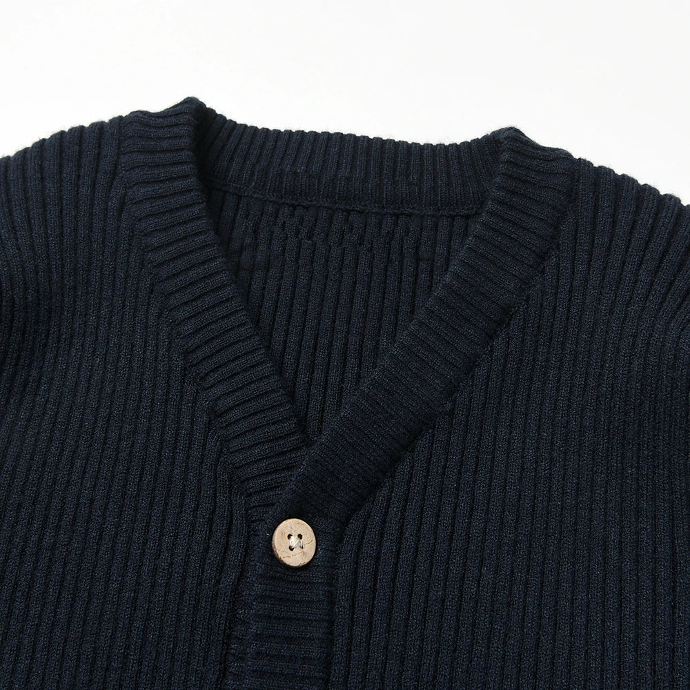 Knitted Cardigan for Kid Sweater Spring Autumn Children Clothes Unisex Boys Girls Single-Breasted Knit Sweaters Knitting Clothes