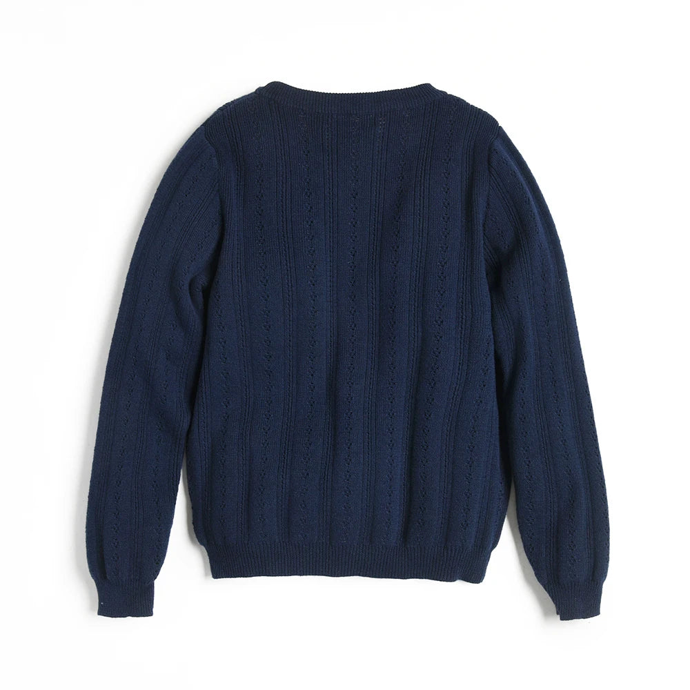 Knitted Cardigan for Kid Sweater Spring Autumn Children Clothes Unisex Boys Girls Single-Breasted Knit Sweaters Knitting Clothes