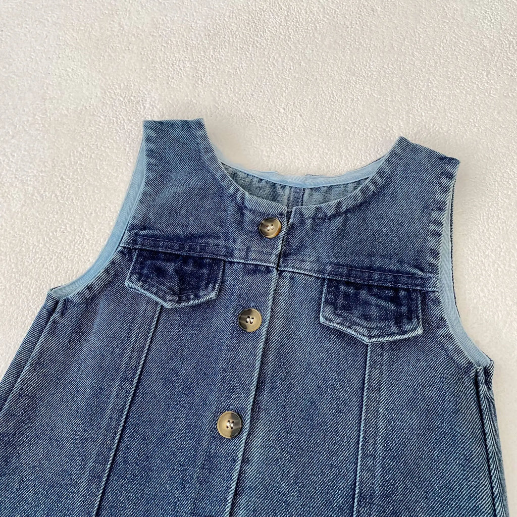 MILANCLE Baby Clothes Toddler Boys Denim Overalls Infant Girls Jumpsuits Fashion Playsuit