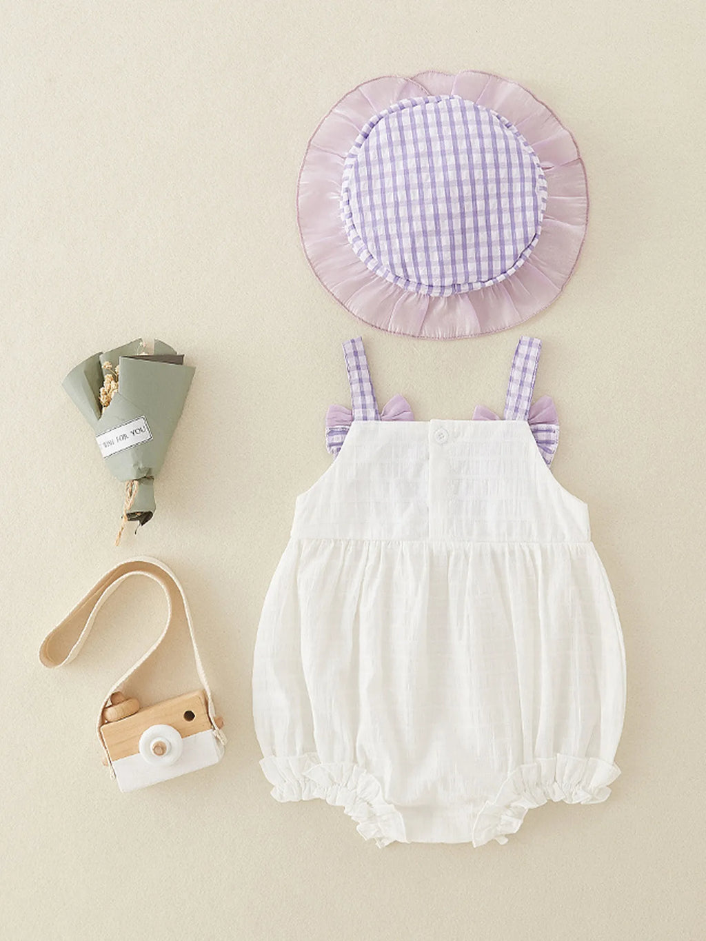 Little Girls Vacation Boho Romper Summer Casual Ruffles Flower Bodysuit Daily Beach Holiday Birthday Party Photography Costume