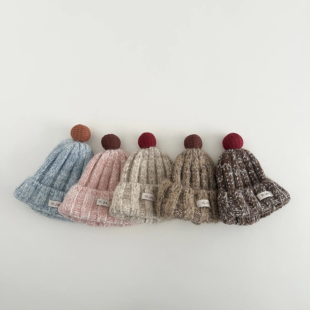Baby Winter Knit Hat - Thick Warm Windproof Beanie, Stylish Slouchy Cap for Boys & Girls Toddlers