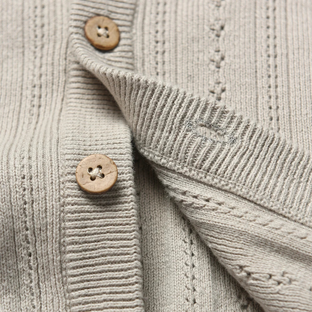 Knitted Cardigan for Kid Sweater Spring Autumn Children Clothes Unisex Boys Girls Single-Breasted Knit Sweaters Knitting Clothes