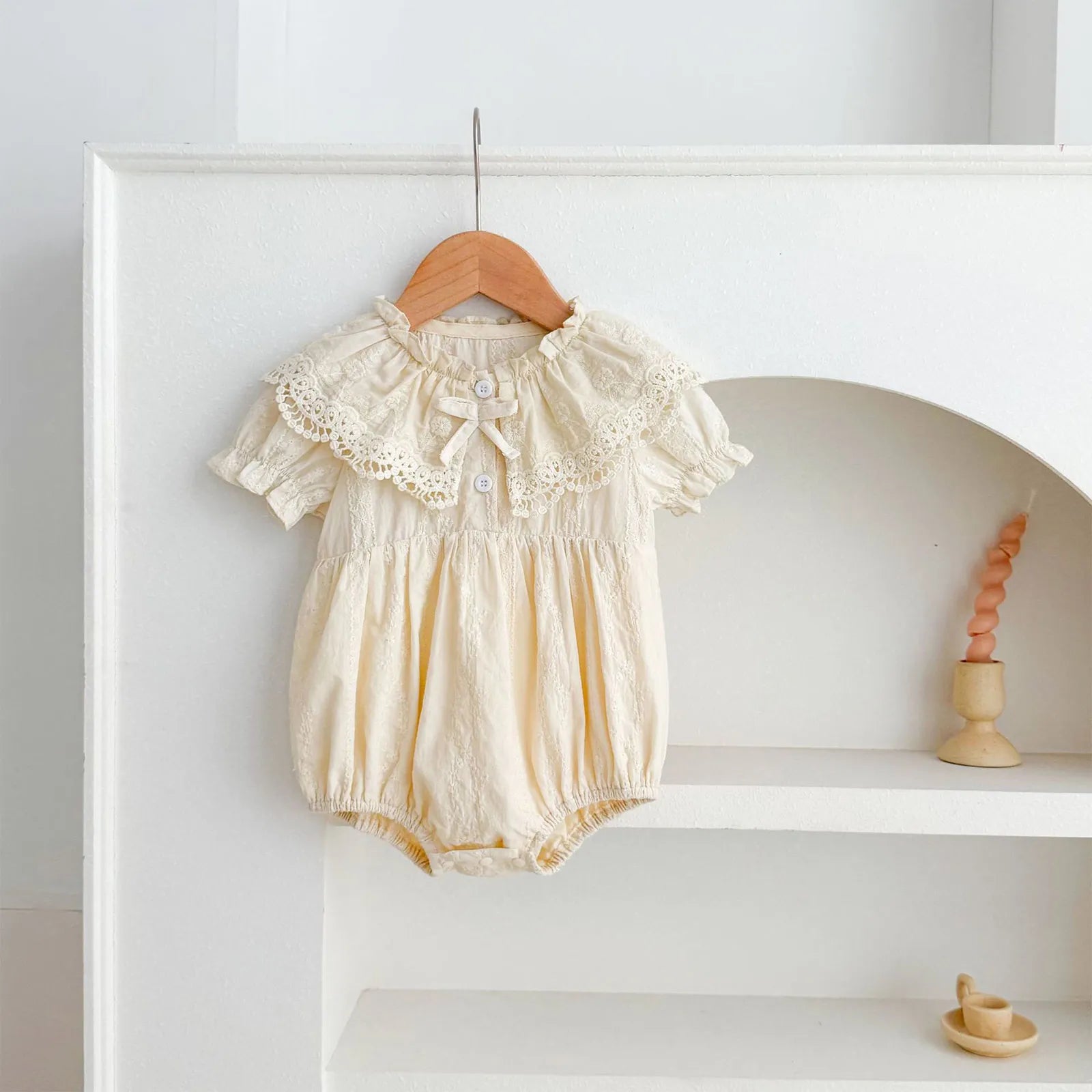 Little Girls Vacation Boho Romper Summer Casual Ruffles Flower Bodysuit Daily Beach Holiday Birthday Party Photography Costume