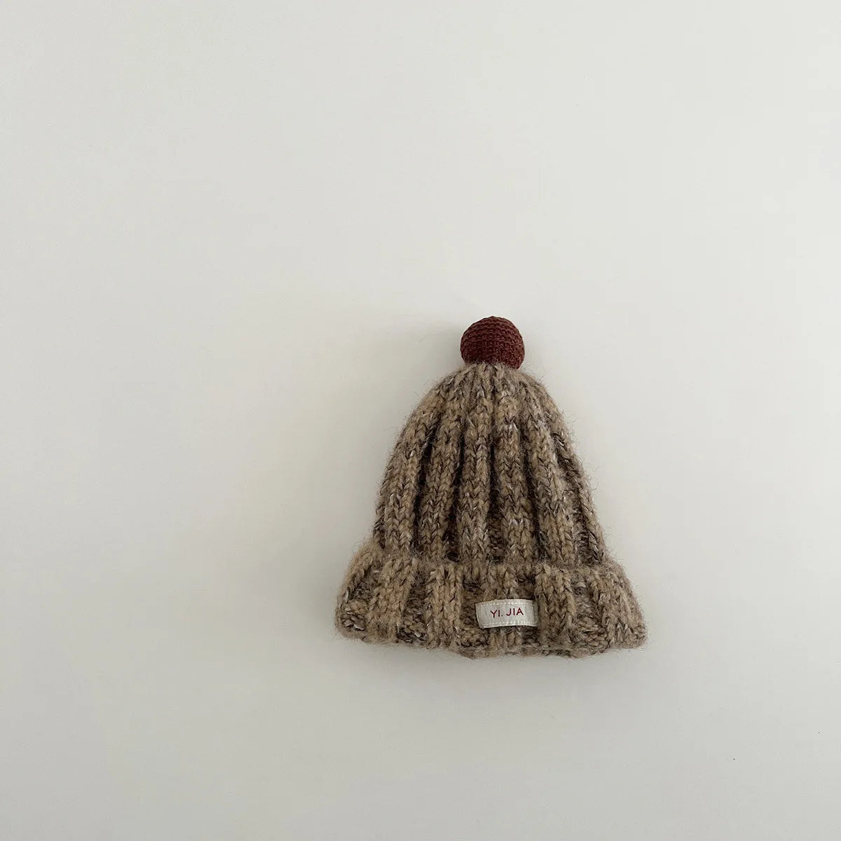 Baby Winter Knit Hat - Thick Warm Windproof Beanie, Stylish Slouchy Cap for Boys & Girls Toddlers