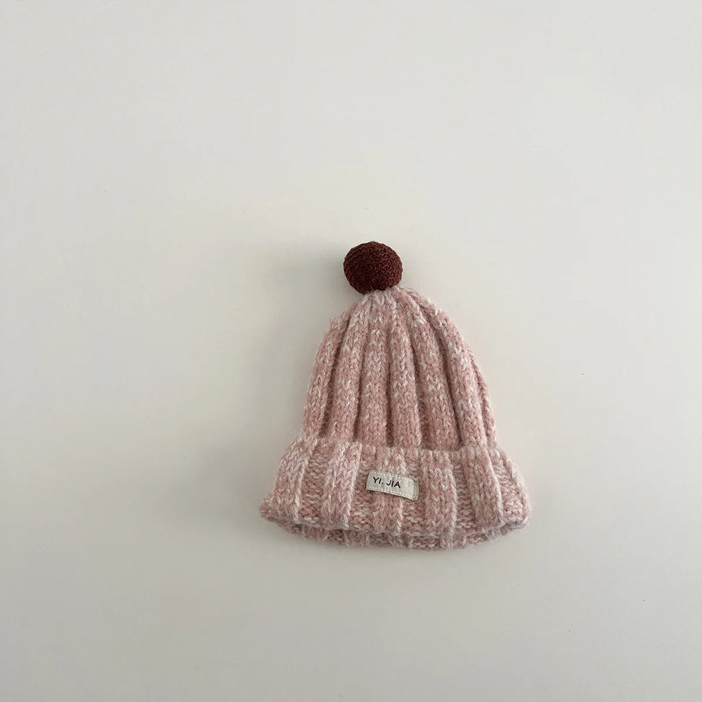 Baby Winter Knit Hat - Thick Warm Windproof Beanie, Stylish Slouchy Cap for Boys & Girls Toddlers